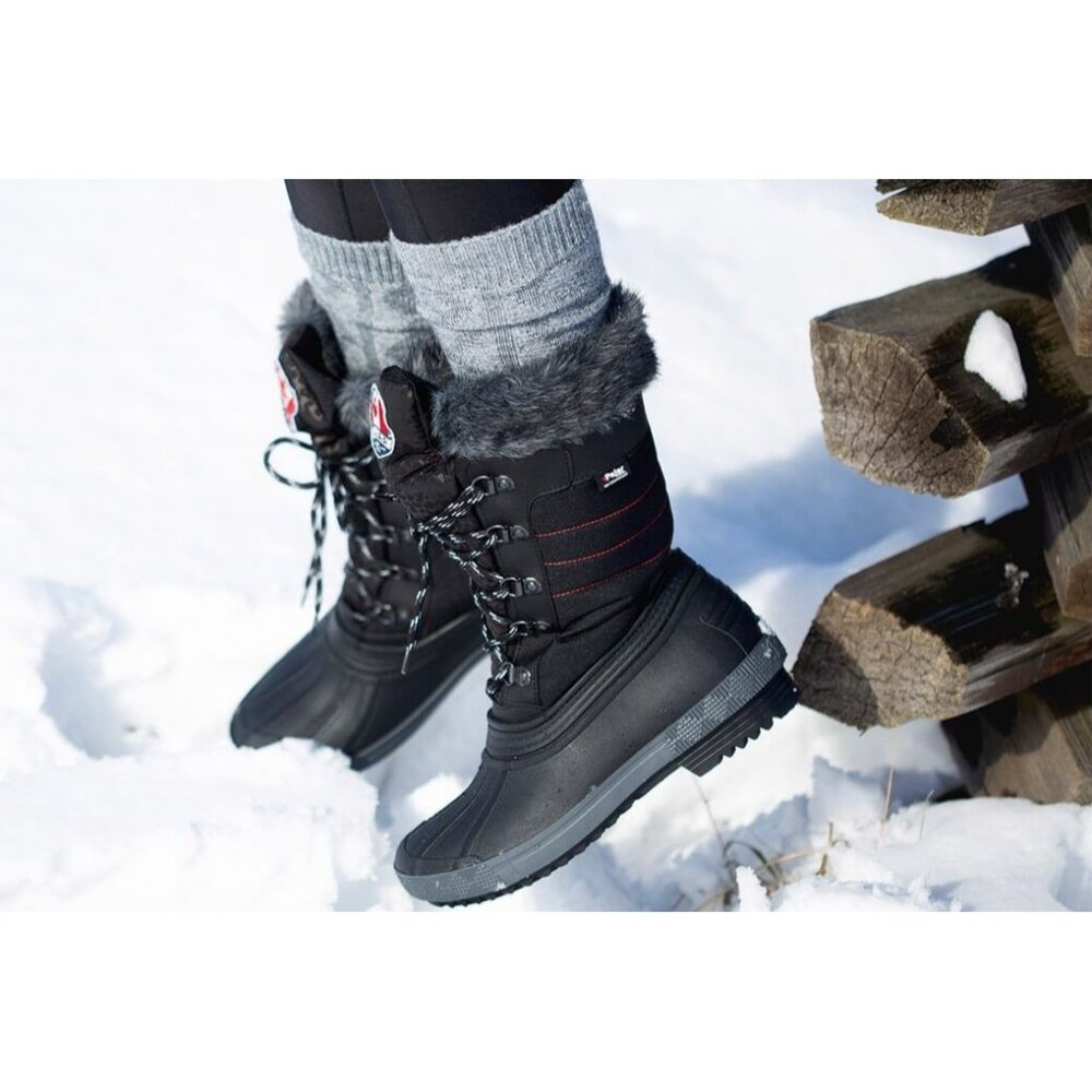 NWT PAJAR Doris Faux Fur-Lined Winter Boots Women’s 9 -40F - Picture 4 of 16
